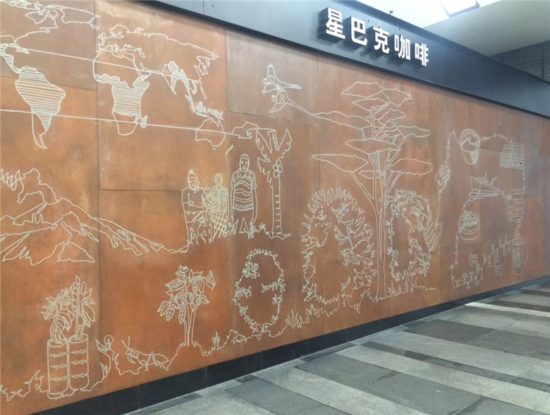双辽耐候钢幕墙